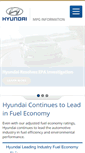 Mobile Screenshot of hyundaimpginfo.com
